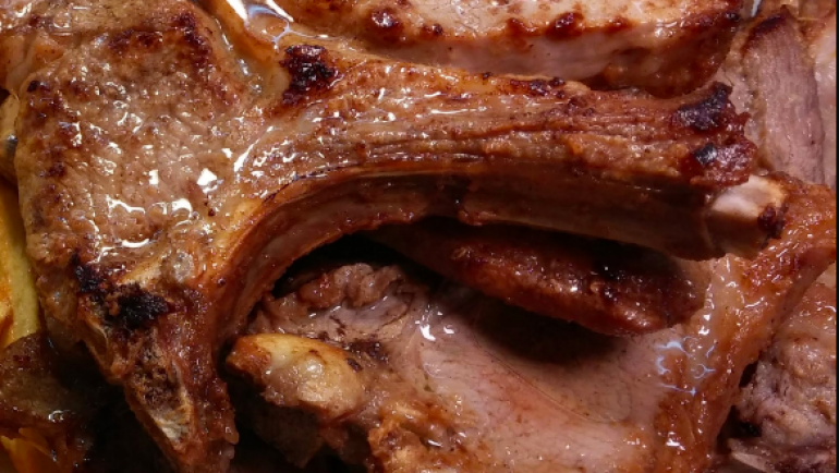 Costeletas de porco